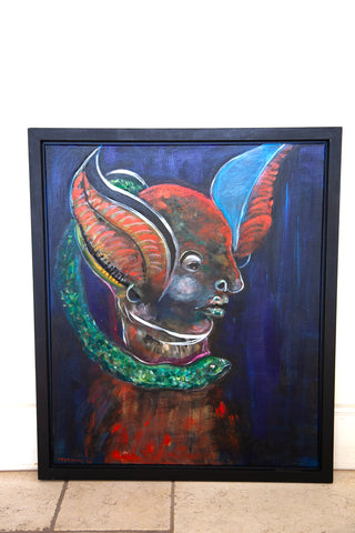 Bat Boy With Snake
