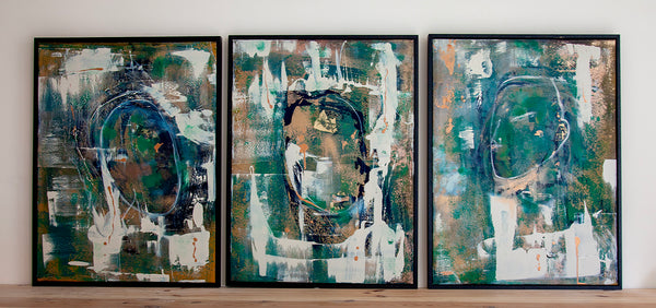 Faces Triptych